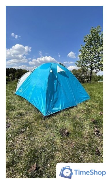 Треккинговая палатка Calviano Acamper Acco 4 (бирюзовый) - Изображение №12 — Интернет-магазин Time-Shop