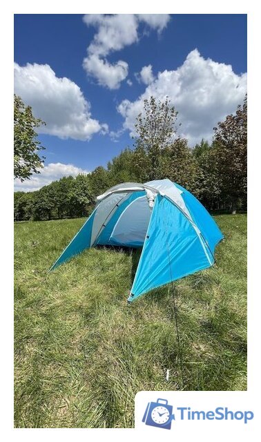 Треккинговая палатка Calviano Acamper Acco 4 (бирюзовый) - Изображение №3 — Интернет-магазин Time-Shop