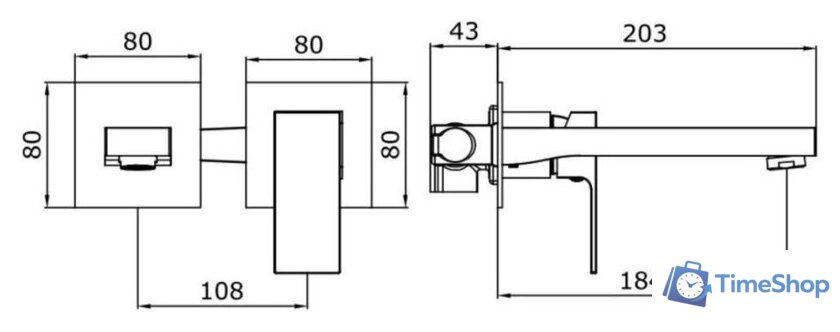 Смеситель Vieir V393513-N - Изображение №2 — Интернет-магазин Time-Shop