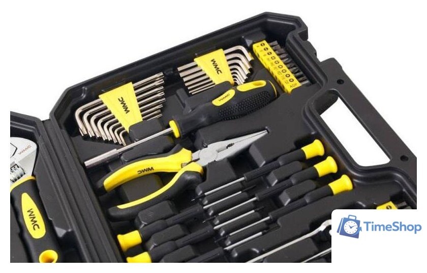 Универсальный набор инструментов WMC Tools 30128 (128 предметов) - Изображение №4 — Интернет-магазин Time-Shop