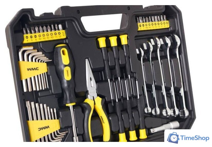 Универсальный набор инструментов WMC Tools 30128 (128 предметов) - Изображение №6 — Интернет-магазин Time-Shop