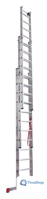 Лестница-стремянка Новая высота NV 523 трёхсекционная индустриальная 3x12 ступеней - Изображение №6 — Интернет-магазин Time-Shop