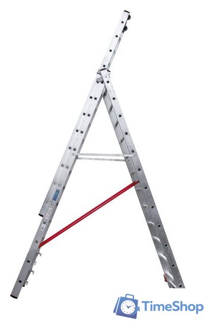 Лестница-стремянка Новая высота NV 523 трёхсекционная индустриальная 3x12 ступеней - Изображение №4 — Интернет-магазин Time-Shop