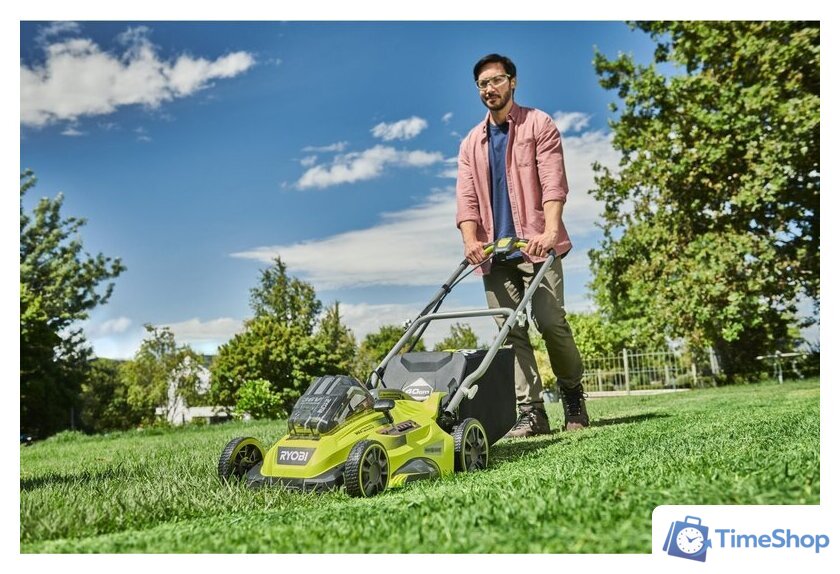 Газонокосилка Ryobi Power-Assist RLM36X41H50PG (с 1-им АКБ 5 Ач) - Изображение №4 — Интернет-магазин Time-Shop