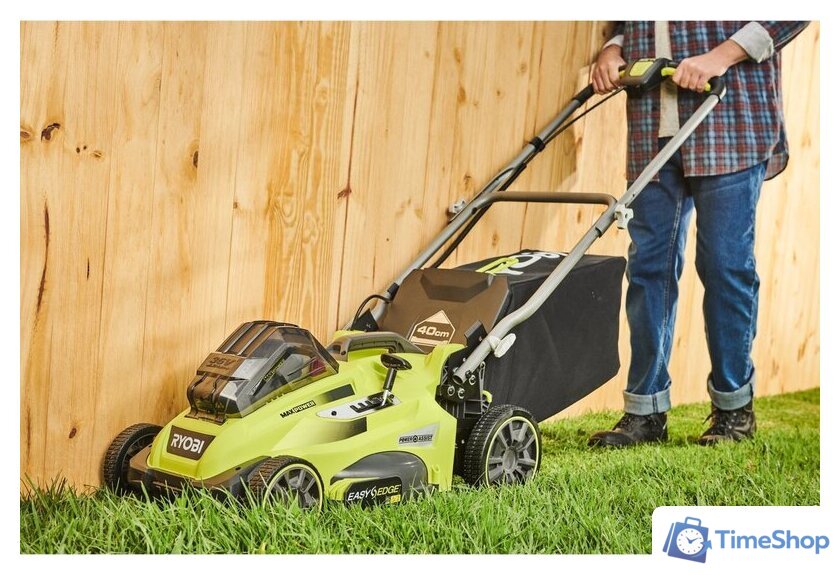 Газонокосилка Ryobi Power-Assist RLM36X41H50PG (с 1-им АКБ 5 Ач) - Изображение №5 — Интернет-магазин Time-Shop