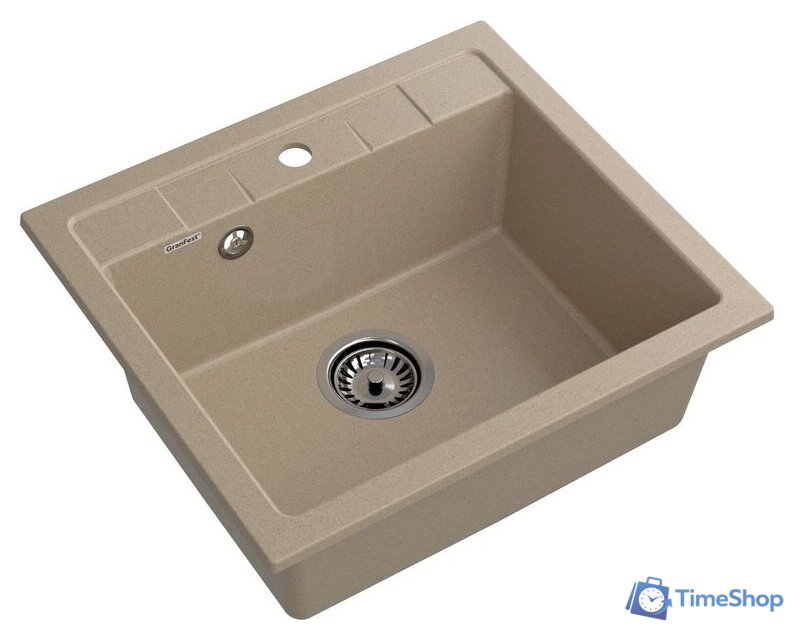Кухонная мойка GranFest Quadro 561 (песочный) - Изображение №3 — Интернет-магазин Time-Shop