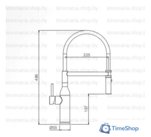 Смеситель Gappo G4098-23 - Изображение №2 — Интернет-магазин Time-Shop