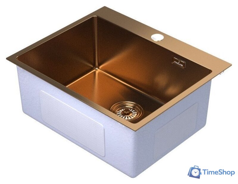 Кухонная мойка Mixline Pro 555135 (бронза, с сифоном) - Изображение №2 — Интернет-магазин Time-Shop