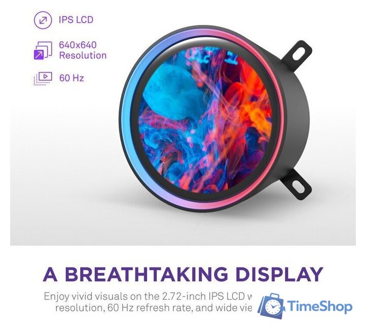 Система жидкостного охлаждения для процессора NZXT Kraken Elite 280 RGB RL-KR28E-B2 - Изображение №3 — Интернет-магазин Time-Shop