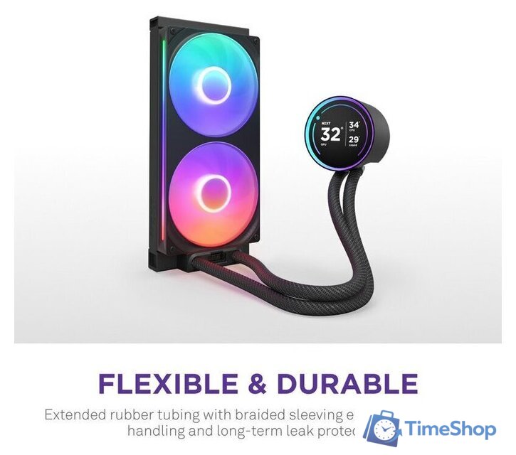Система жидкостного охлаждения для процессора NZXT Kraken Elite 280 RGB RL-KR28E-B2 - Изображение №8 — Интернет-магазин Time-Shop