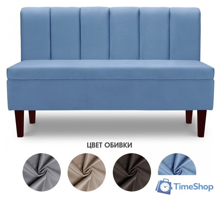 Диван Mio Tesoro Лео 1320 (Velutto 47/шоколад) - Изображение №2 — Интернет-магазин Time-Shop