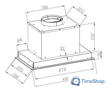 Кухонная вытяжка Schtoff Rost 50 White - Изображение №4 — Интернет-магазин Time-Shop