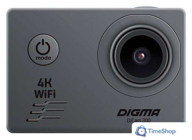 Экшен-камера Digma DiCam 300 (серый) - Изображение №1 — Интернет-магазин Time-Shop