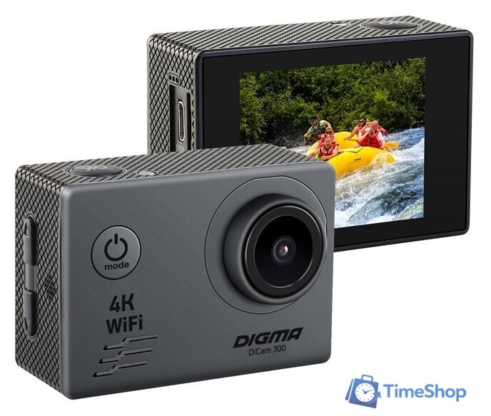 Экшен-камера Digma DiCam 300 (серый) - Изображение №11 — Интернет-магазин Time-Shop