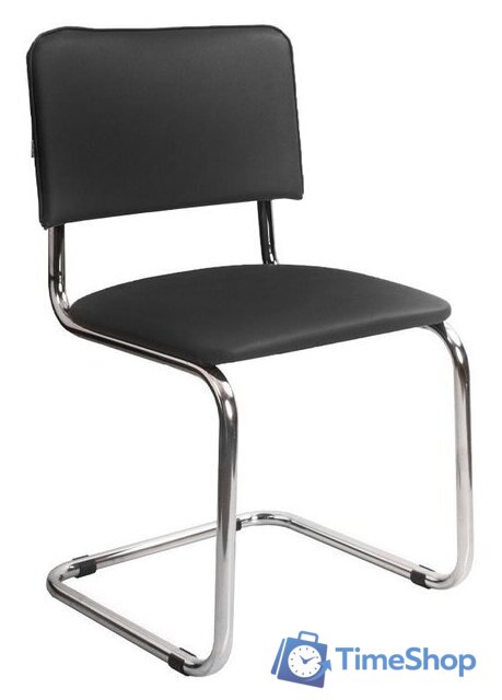 Офисный стул Белс Сильвия V 450320/V4 (кожзам черный) - Изображение №1 — Интернет-магазин Time-Shop