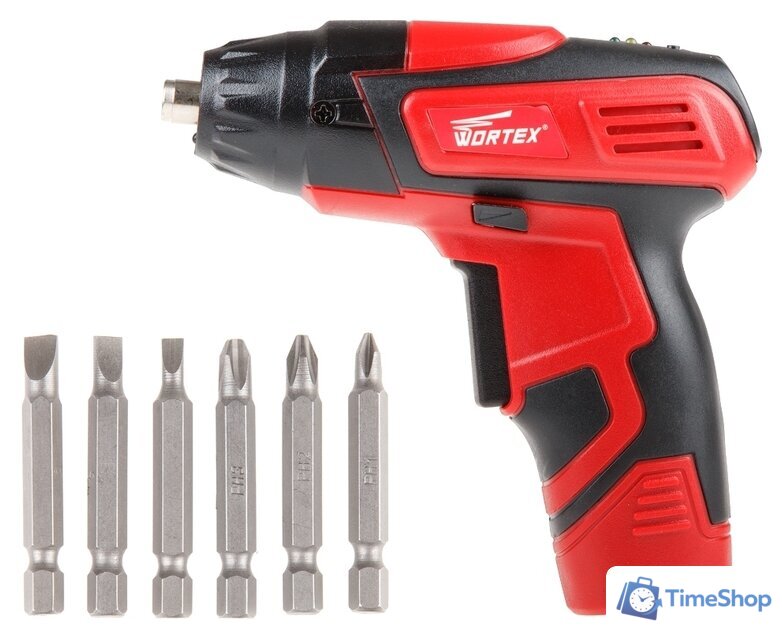 Электроотвертка Wortex BS 4536-1 Li BS45361Li0823 (с 1-им АКБ) - Изображение №1 — Интернет-магазин Time-Shop