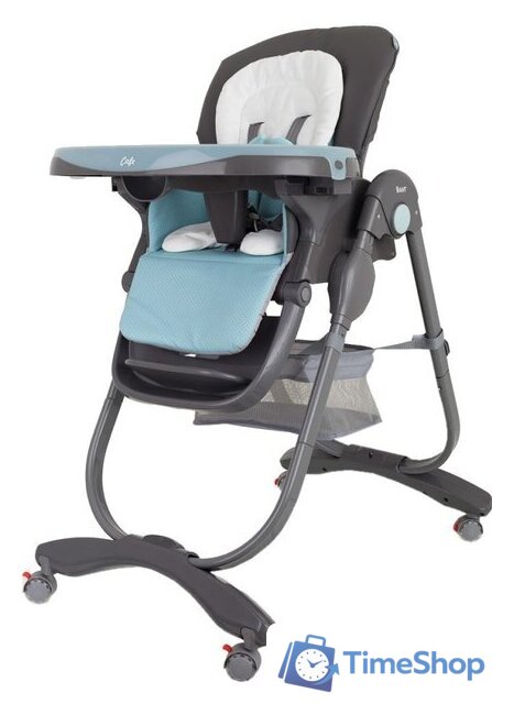 Высокий стульчик Rant Cafe RH300 (серый/голубой) - Изображение №1 — Интернет-магазин Time-Shop