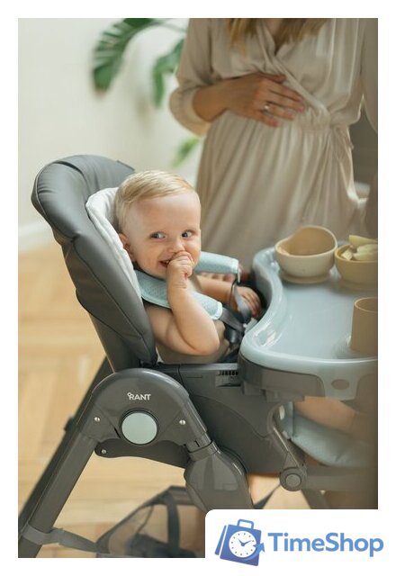 Высокий стульчик Rant Cafe RH300 (серый/голубой) - Изображение №17 — Интернет-магазин Time-Shop