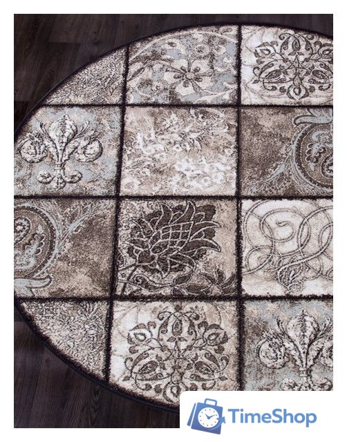 Ковер для жилой комнаты Merinos Valencia Deluxe d328-DAIRE-BROWN (2х2) - Изображение №3 — Интернет-магазин Time-Shop
