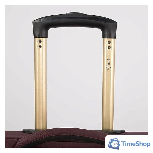 Чемодан-спиннер Grott 338-1731/3-24 (бордовый) - Изображение №3 — Интернет-магазин Time-Shop