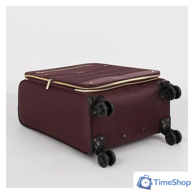 Чемодан-спиннер Grott 338-1731/3-24 (бордовый) - Изображение №6 — Интернет-магазин Time-Shop