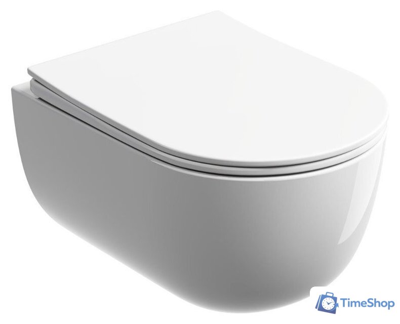 Унитаз подвесной Ceramica Nova Modena Rimless CN6063 (с сиденьем) - Изображение №1 — Интернет-магазин Time-Shop