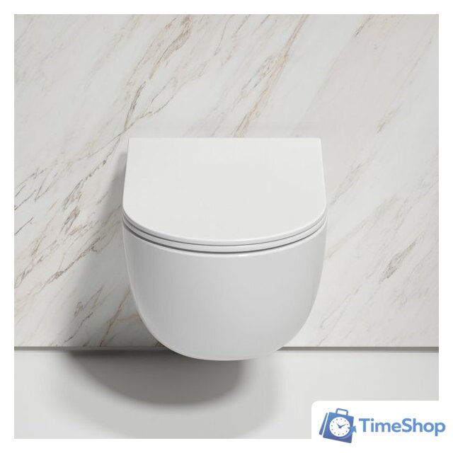 Унитаз подвесной Ceramica Nova Modena Rimless CN6063 (с сиденьем) - Изображение №5 — Интернет-магазин Time-Shop