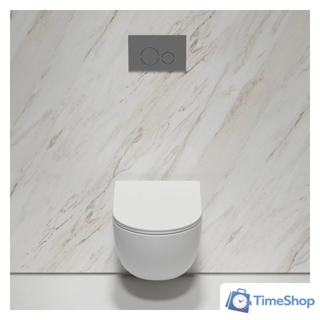 Унитаз подвесной Ceramica Nova Modena Rimless CN6063 (с сиденьем) - Изображение №6 — Интернет-магазин Time-Shop