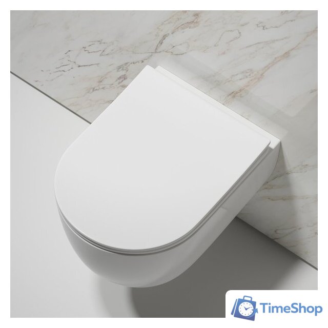 Унитаз подвесной Ceramica Nova Modena Rimless CN6063 (с сиденьем) - Изображение №7 — Интернет-магазин Time-Shop