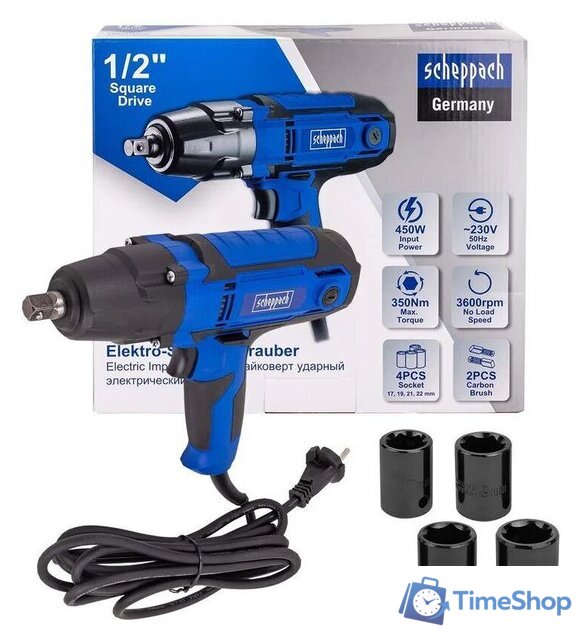 Гайковерт Scheppach Sch-IW550S - Изображение №1 — Интернет-магазин Time-Shop