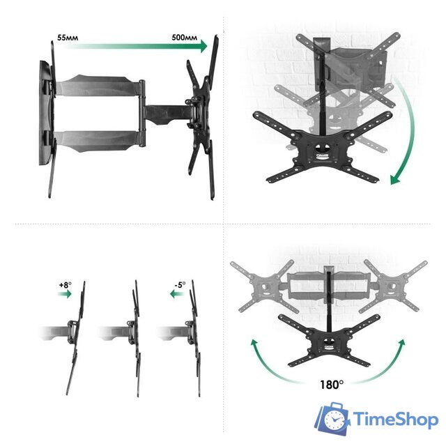Кронштейн для телевизора Onkron M4 - Изображение №10 — Интернет-магазин Time-Shop