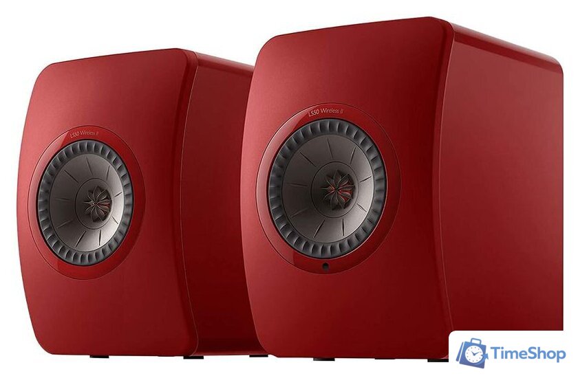 Полочная акустика KEF LS50 Wireless II (красный) - Изображение №1 — Интернет-магазин Time-Shop
