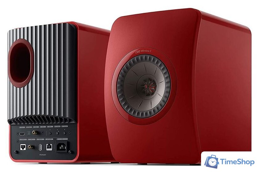 Полочная акустика KEF LS50 Wireless II (красный) - Изображение №2 — Интернет-магазин Time-Shop