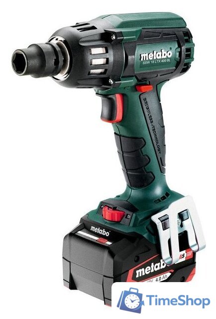 Гайковерт Metabo SSW 18 LTX 400 BL 602205500 (с 2-мя АКБ, кейс) - Изображение №1 — Интернет-магазин Time-Shop