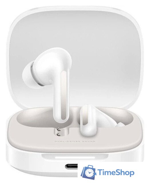 Наушники Xiaomi Redmi Buds 6 M2429E1 (белый, международная версия) - Изображение №1 — Интернет-магазин Time-Shop