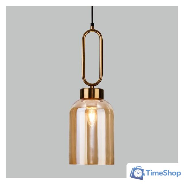 Подвесная люстра Евросвет Flou 50229/1 (янтарный) - Изображение №1 — Интернет-магазин Time-Shop