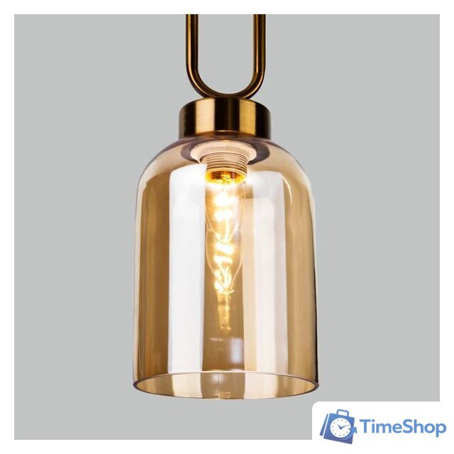 Подвесная люстра Евросвет Flou 50229/1 (янтарный) - Изображение №4 — Интернет-магазин Time-Shop