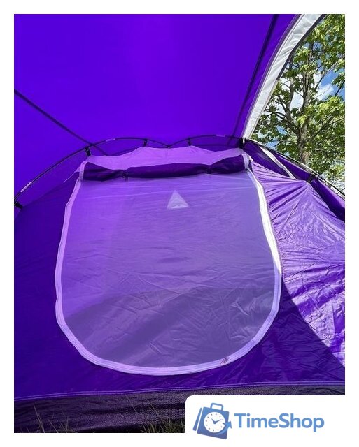 Треккинговая палатка Calviano Acamper Monsun 4 (фиолетовый) - Изображение №8 — Интернет-магазин Time-Shop