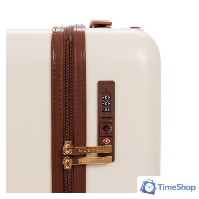 Чемодан-спиннер Bugatti Amelia 49716150 (бежевый) - Изображение №7 — Интернет-магазин Time-Shop