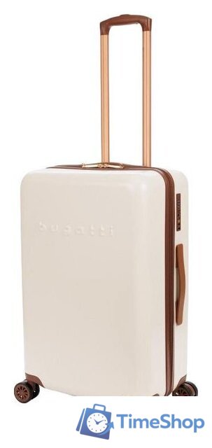 Чемодан-спиннер Bugatti Amelia 49716150 (бежевый) - Изображение №1 — Интернет-магазин Time-Shop