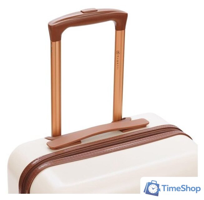 Чемодан-спиннер Bugatti Amelia 49716150 (бежевый) - Изображение №6 — Интернет-магазин Time-Shop