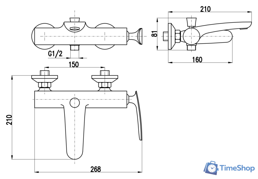 Смеситель Slezak RAV Тигрис TG154.5CMATC - Изображение №2 — Интернет-магазин Time-Shop