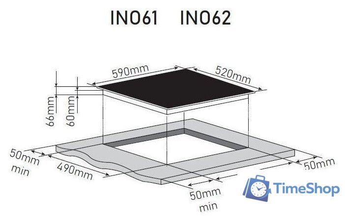 Варочная панель ZorG INO62 black matte - Изображение №8 — Интернет-магазин Time-Shop