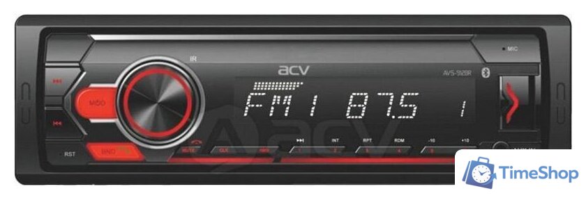 USB-магнитола ACV AVS-912BR - Изображение №1 — Интернет-магазин Time-Shop