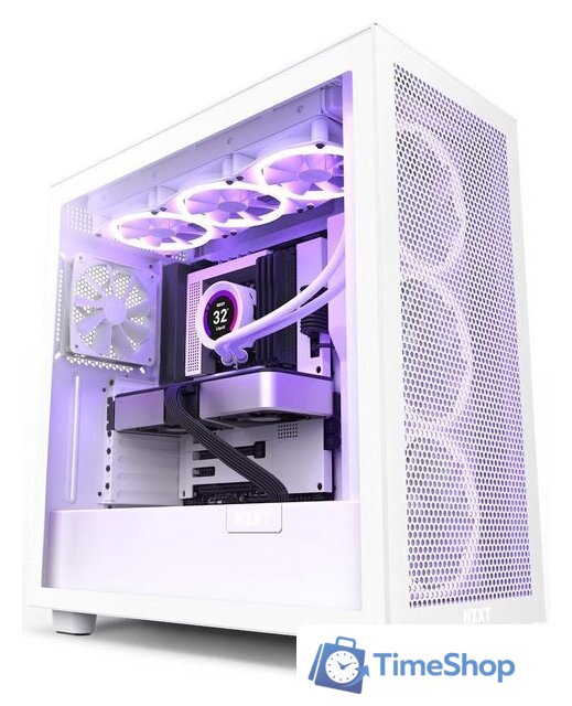 Корпус NZXT H7 Flow 2022 CM-H71FW-01 - Изображение №1 — Интернет-магазин Time-Shop