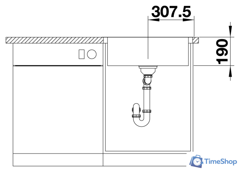 Кухонная мойка Blanco Lemis 6-IF 525108 - Изображение №3 — Интернет-магазин Time-Shop