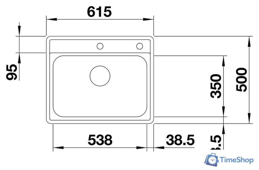 Кухонная мойка Blanco Lemis 6-IF 525108 - Изображение №2 — Интернет-магазин Time-Shop