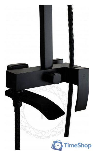 Душевая система  Filarete Waterfall FL2010 (черный матовый) - Изображение №4 — Интернет-магазин Time-Shop