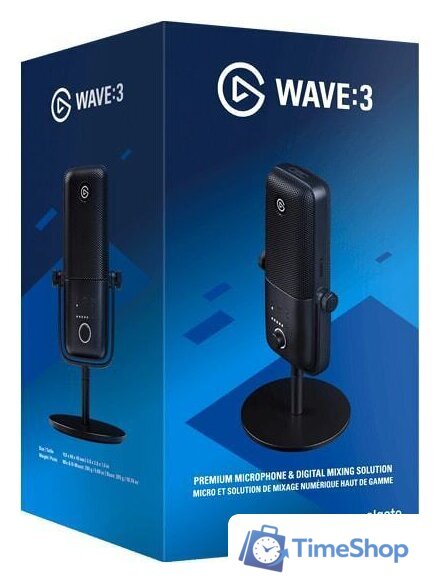 Проводной микрофон Elgato Wave 3 (черный) - Изображение №10 — Интернет-магазин Time-Shop