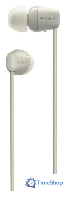 Наушники Sony WI-C100 (бежевый) - Изображение №2 — Интернет-магазин Time-Shop